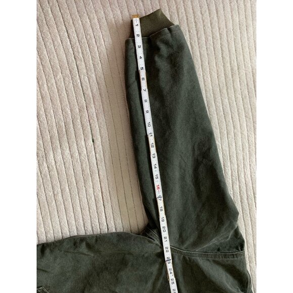 Carhartt J14 Mens Work Jacket Green Blanket Lined Sz 2x Chino Rentals vintage - Picture 5 of 6